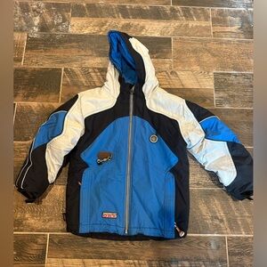 Obermeyer I Grow Boys Kids blue Ski Winter Jacket Snow Jacket 7